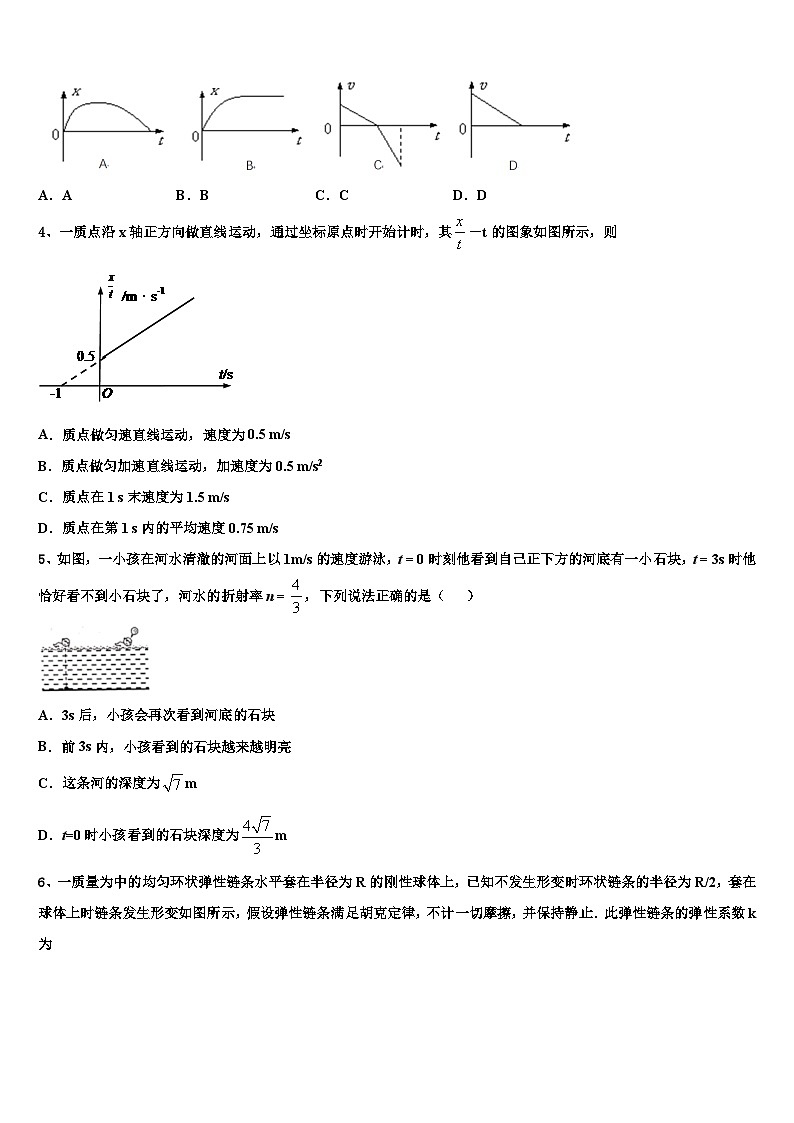 2026届江苏省南京市江宁区高级中学高考物理一模试卷含解析第2页