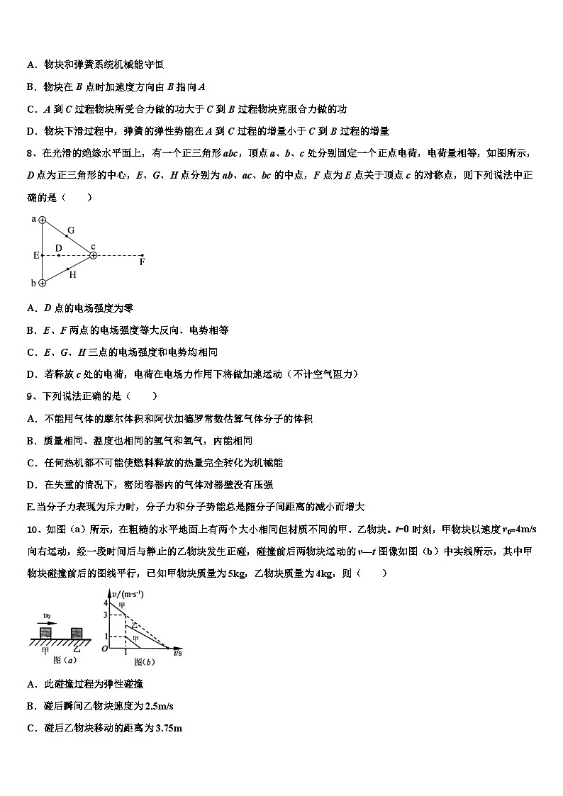2026届江苏省南京市六合区程桥高级中学高考仿真卷物理试题含解析第3页