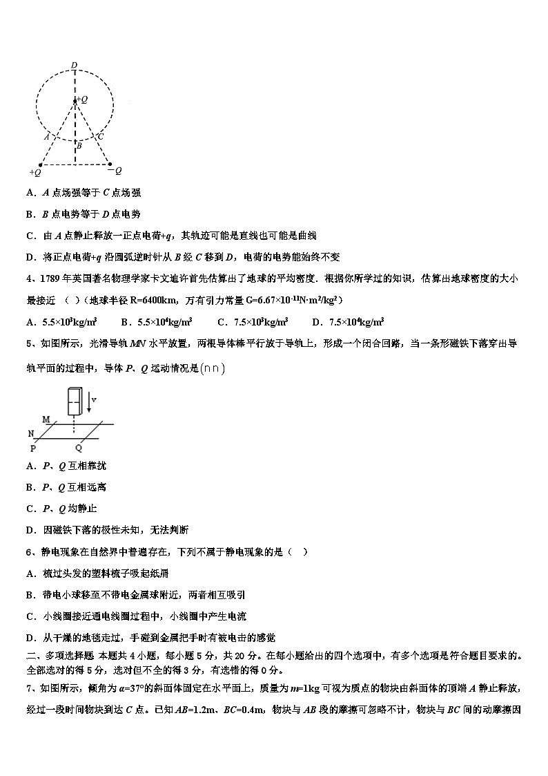2026届江苏省南京市南京师范大学附属中学高考全国统考预测密卷物理试卷含解析第2页