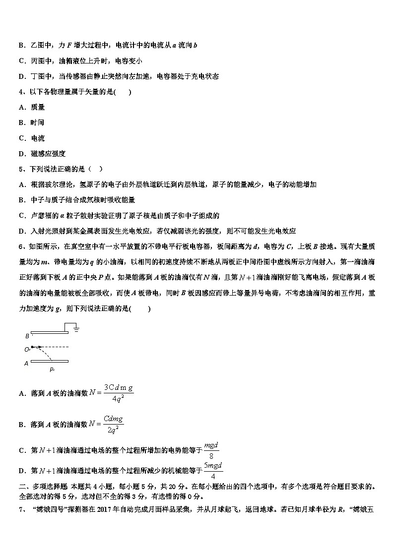 2026届江苏省南京市燕子矶中学高考物理四模试卷含解析第2页