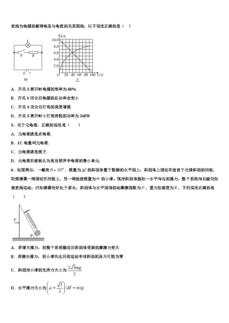 2026届江苏省南京市鼓楼区高三下学期联合考试物理试题含解析第2页