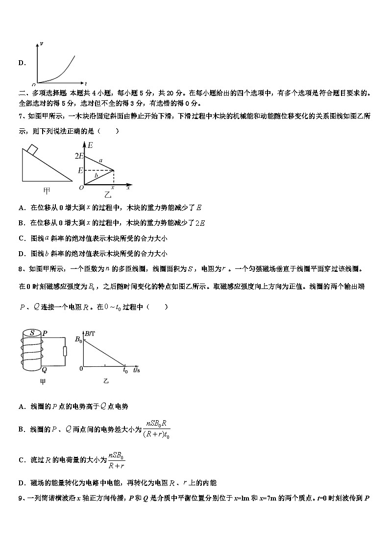 2026届江苏省南京十校下学期高三第二次诊断性检测物理试卷含解析第3页