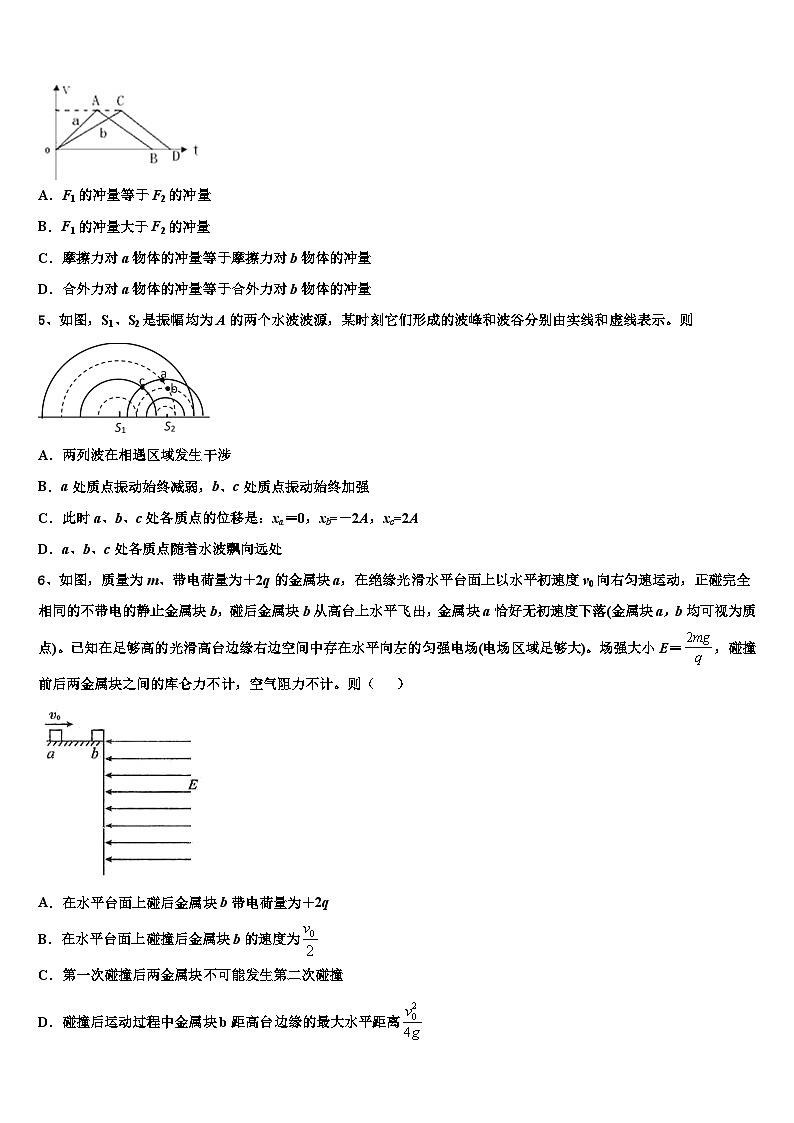 2026届江苏省泰兴市西城中学高考物理四模试卷含解析第2页