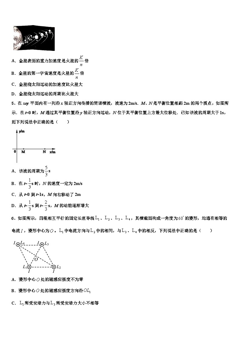 2026届江苏省泰州市泰州栋梁学校高考物理五模试卷含解析第2页