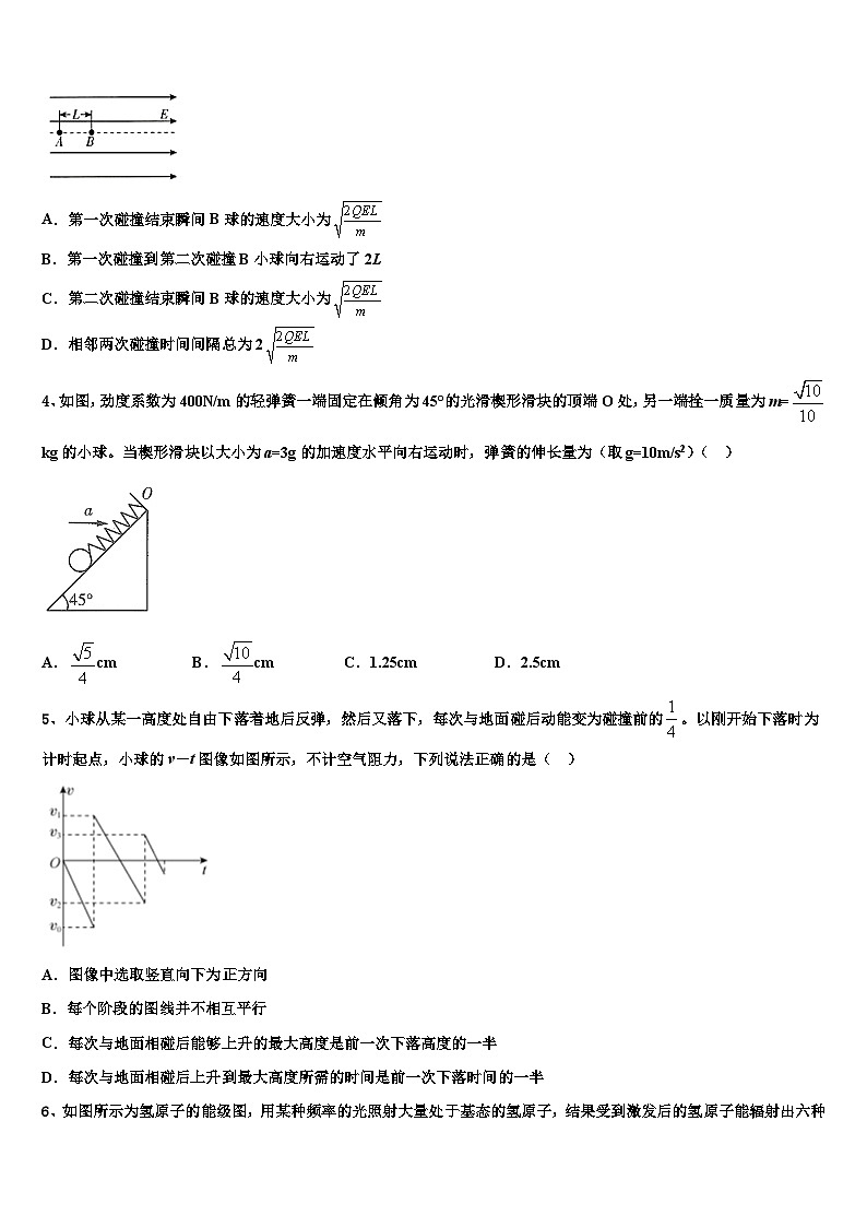 2026届江苏省泰州市重点中学高考仿真卷物理试卷含解析第2页