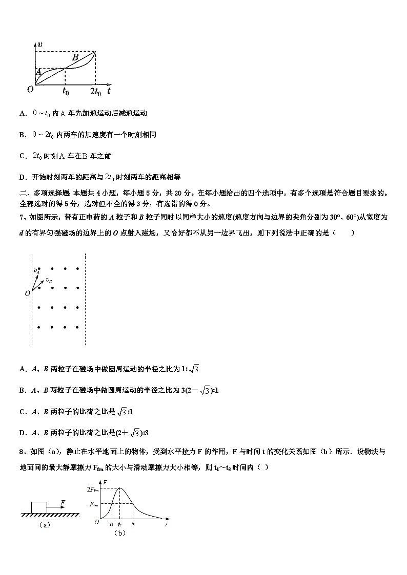 2026届江苏省南通市海安县南莫中学高考适应性考试物理试卷含解析第3页