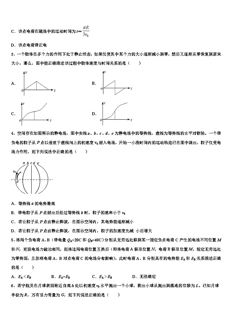 2026届江苏省苏州实验中学高三下学期第五次调研考试物理试题含解析第2页