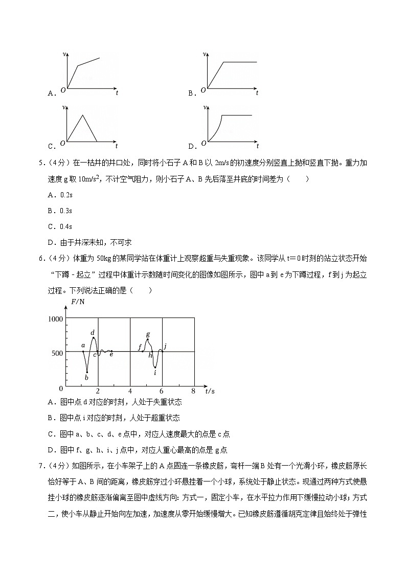 2025-2026学年河南省南阳市六校联考高一（上）期末物理试卷（含详细答案解析）第2页