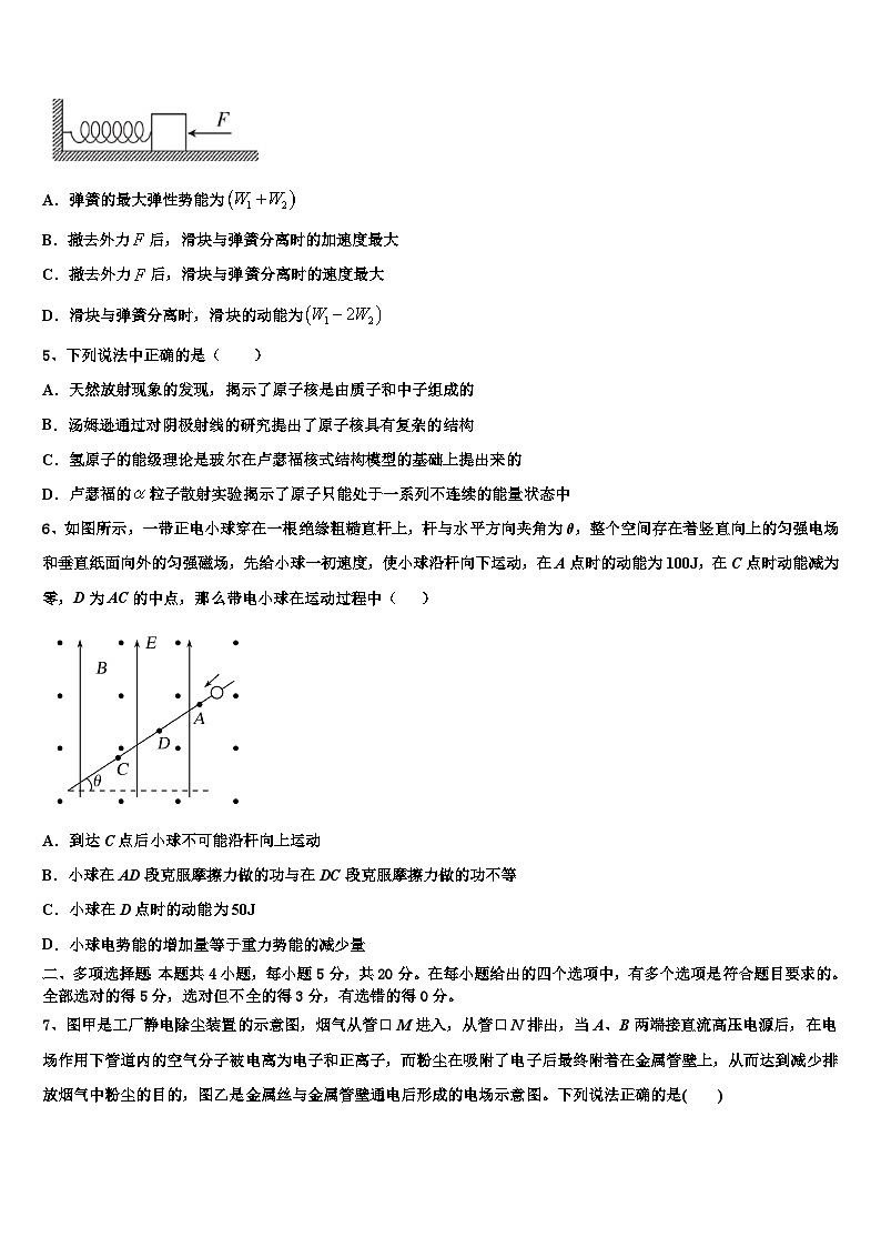 2026届江苏省徐州市第五中学高考物理倒计时模拟卷含解析第2页