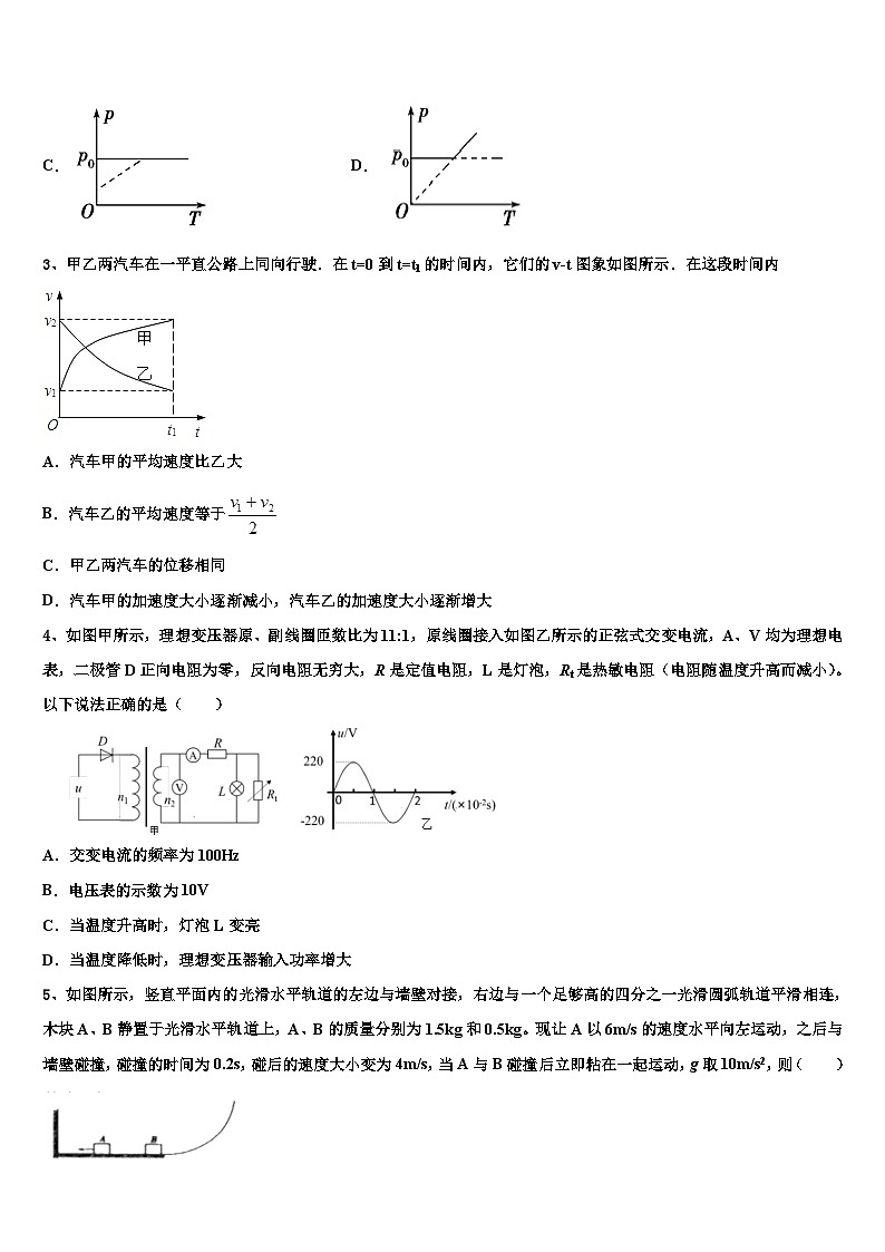 2026届江苏省徐州市侯集高级中学高考物理必刷试卷含解析第2页