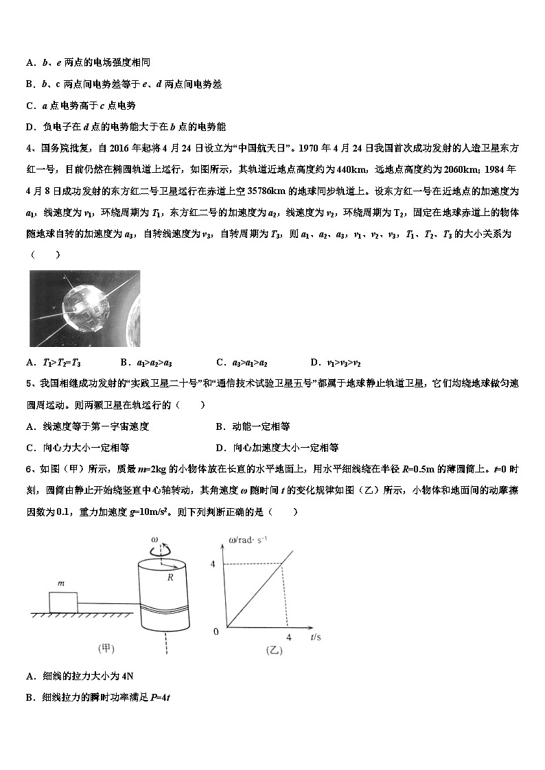 2026届江苏省扬州市安宜高中、汜水高中联考高考物理必刷试卷含解析第2页