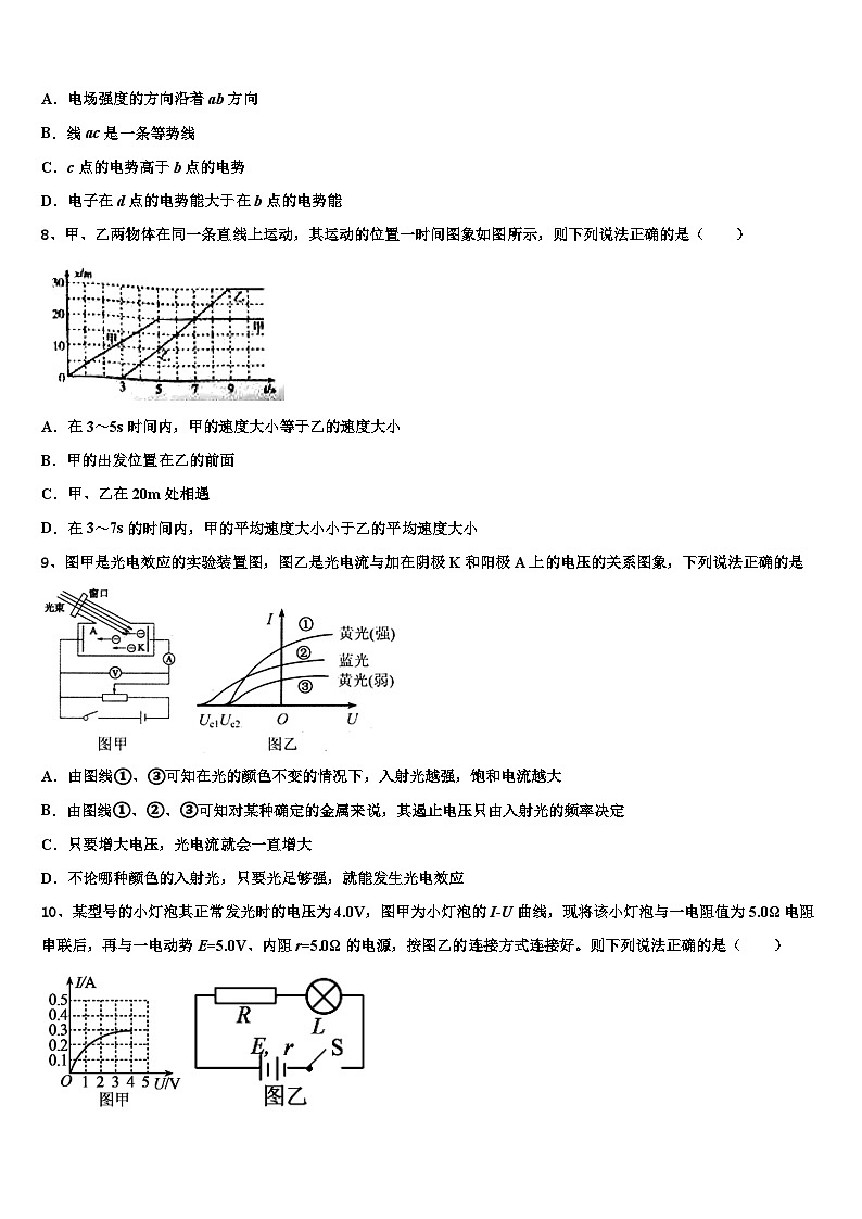 2026届江苏省扬州市江大桥高级中学高三下学期第五次调研考试物理试题含解析第3页