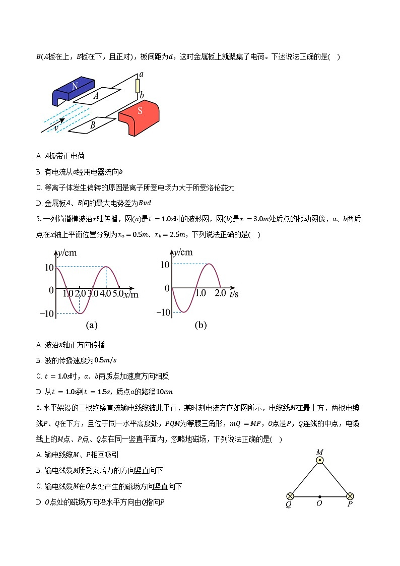 广东湛江市2025-2026学年高二第一学期期末调研考试物理试卷（含答案）第2页
