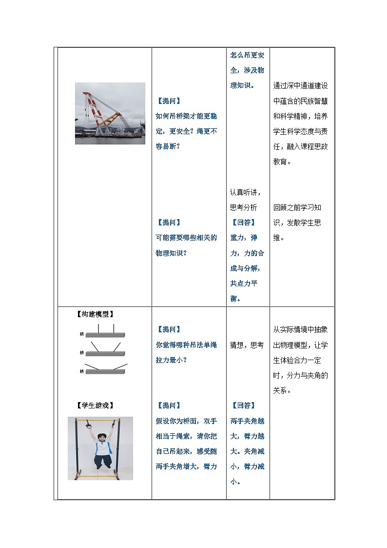 人教版（2019）高中物理必修第一册 3.4 力的合成和分解 教案第3页