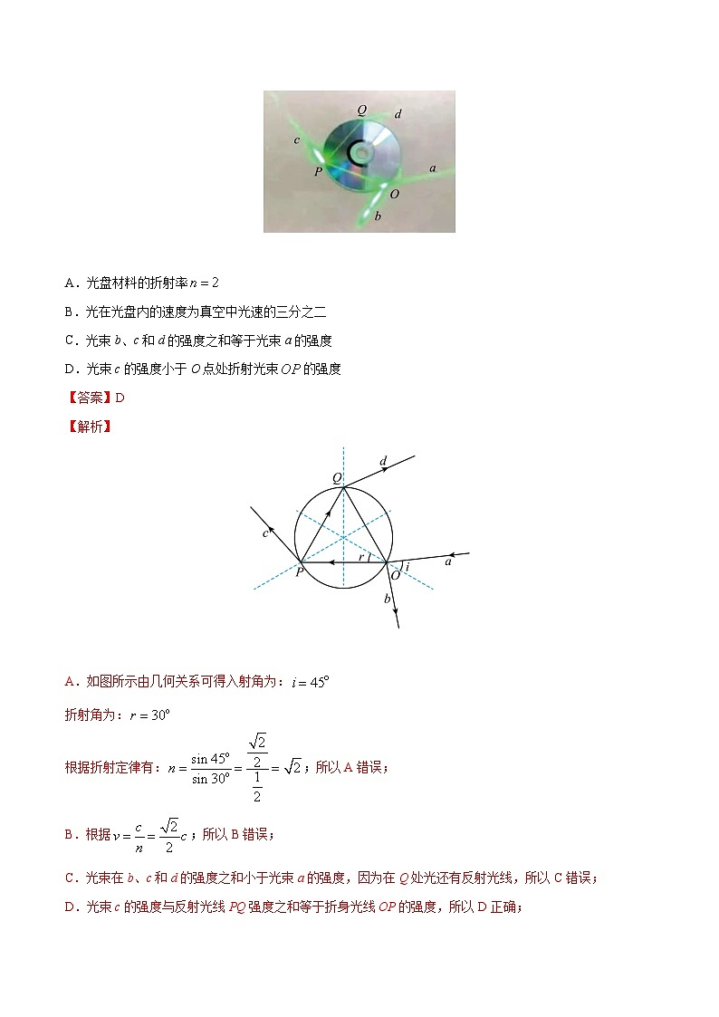 高考物理二轮复习热点题型归纳与变式演练专题15 光与电磁波(解析版)第3页