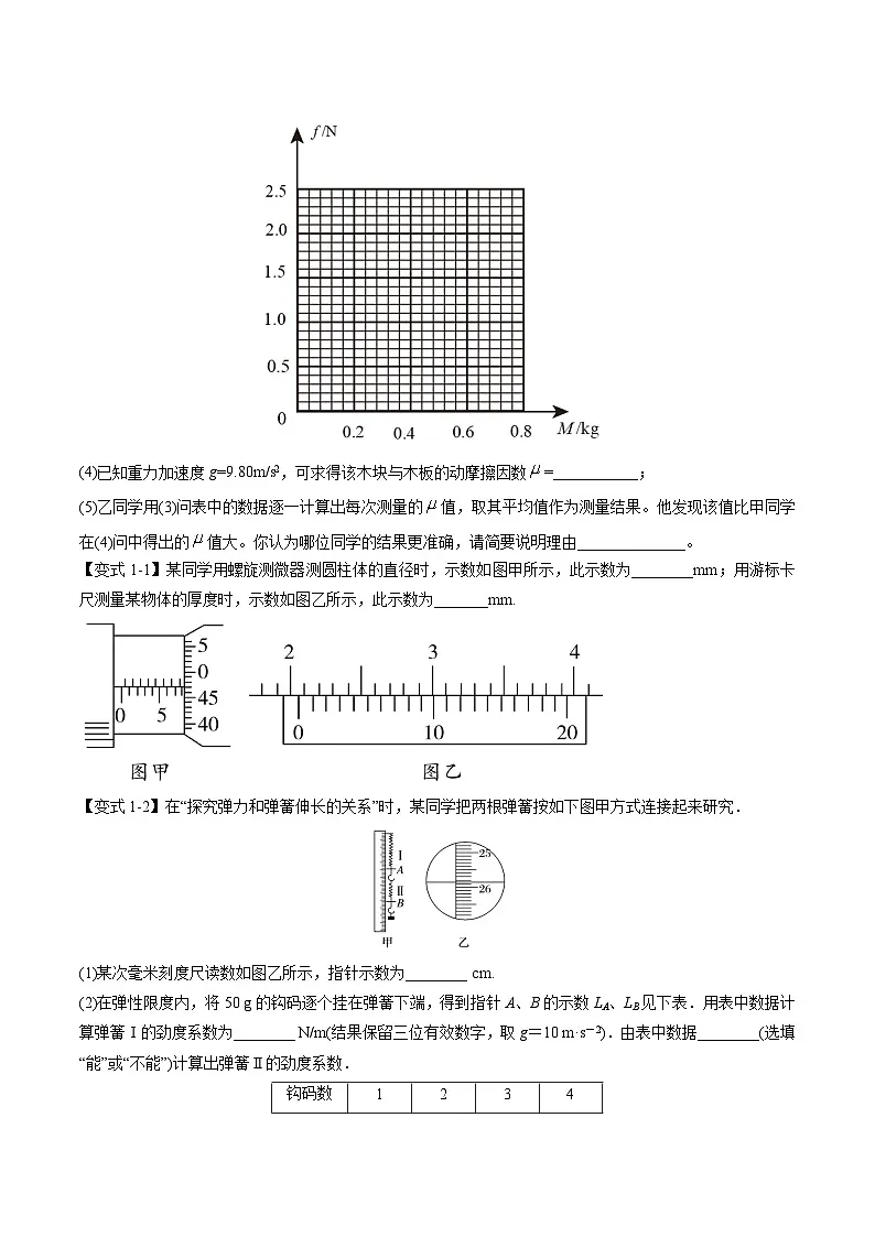 高考物理二轮复习热点题型归纳与变式演练专题17 力学实验(原卷版）第3页