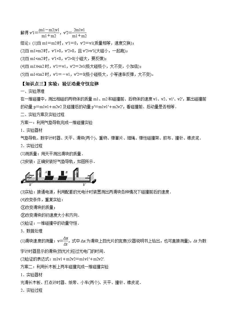 高考物理三轮复习冲刺过关练习易错点12 动量守恒定律的应用（解析版）第2页