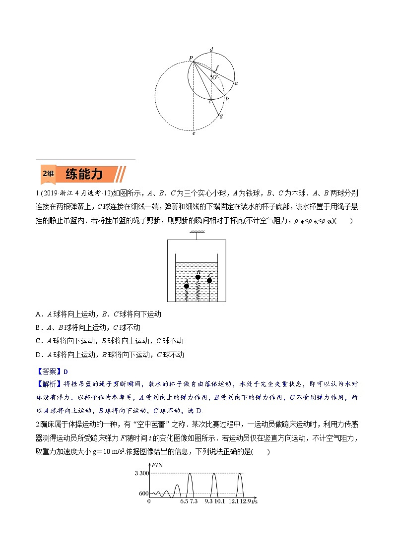 高考物理一轮复习小题多维练习第08练 牛顿第二定律的基本应用（解析版）第3页