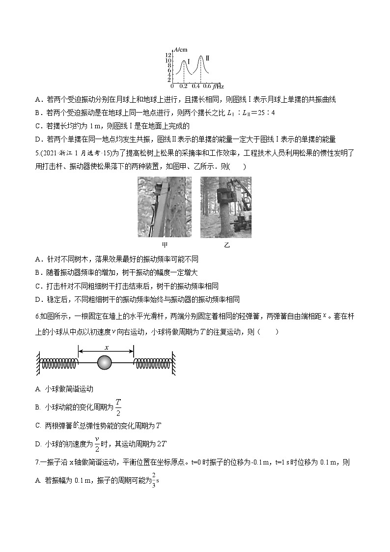 高考物理一轮复习小题多维练习第26练 机械振动（原卷版） 第3页