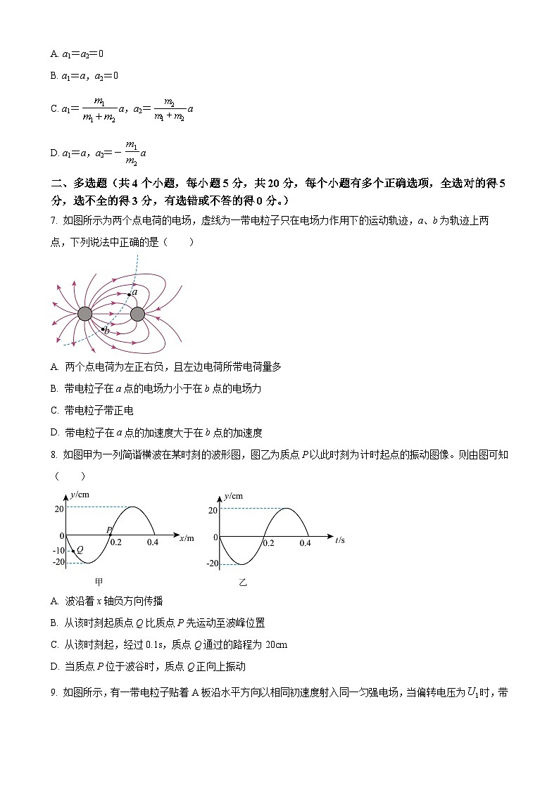 湖南岳阳市平江县2025年下学期期末教学质量监测高二物理试题 Word版无答案第3页