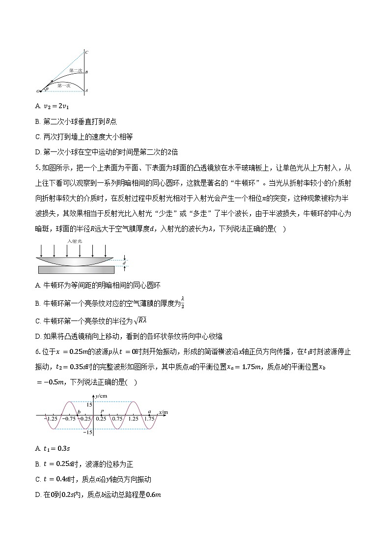 山东临沂市2025-2026学年高三上学期2月期末质量监测物理试卷（含答案）第2页