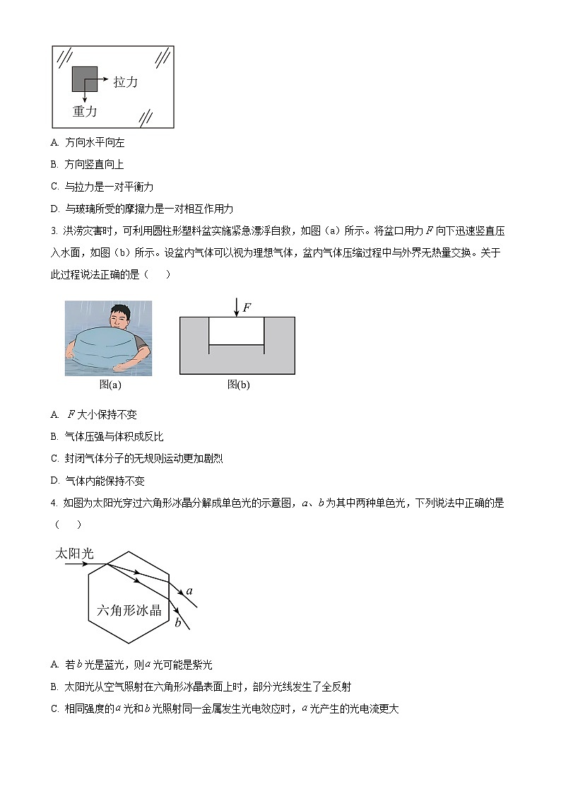 内蒙古包头市2025-2026学年度第一学期高三年级期末教学质量检测物理试卷 A（试卷+解析）第2页