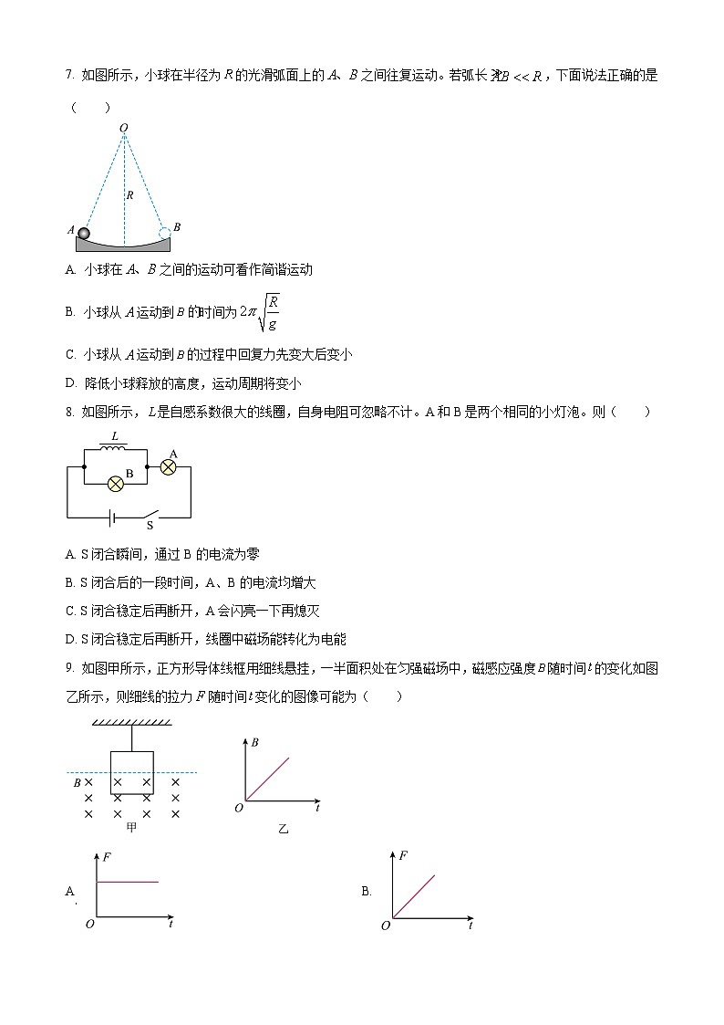 江苏徐州市2025-2026学年高二上学期期末考试物理试卷（试卷+解析）第3页