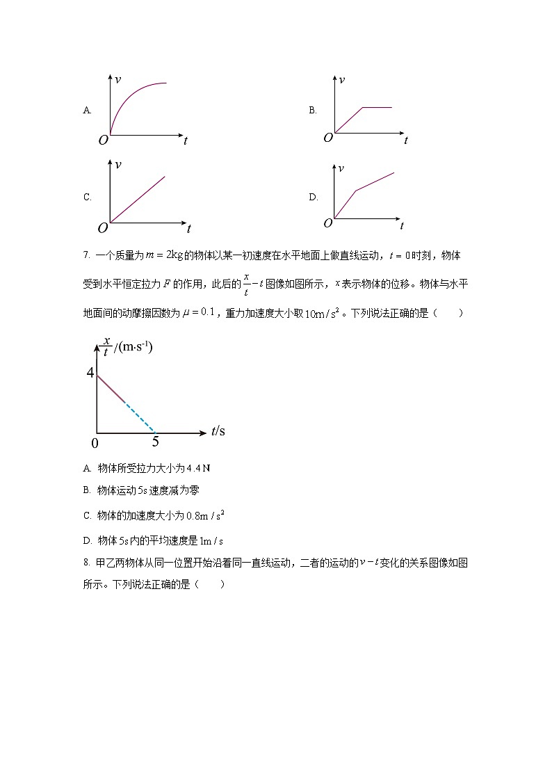 【物理】辽宁省七校协作体2025-2026学年高一上学期12月联考试题（学生版）第3页