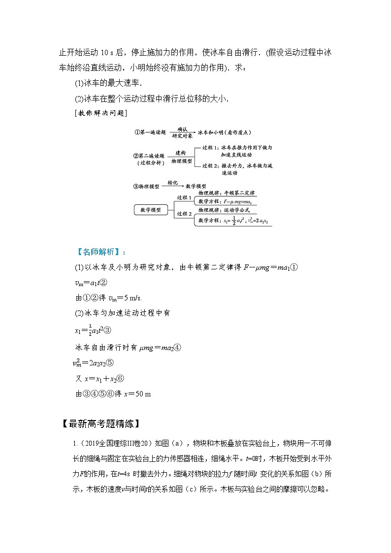 高考物理一轮复习考点通关练习3.3动力学的两类基本问题（解析版）第3页