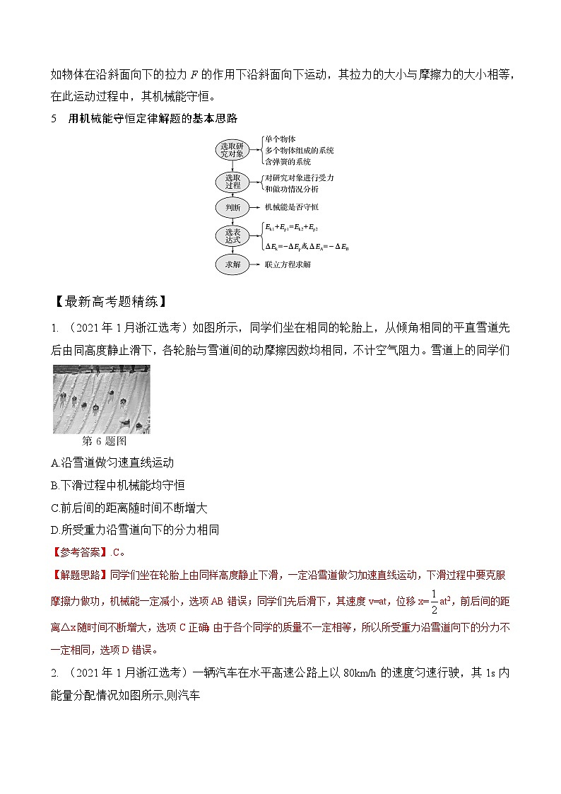 高考物理一轮复习考点通关练习7.5机械能守恒定律（解析版）第3页