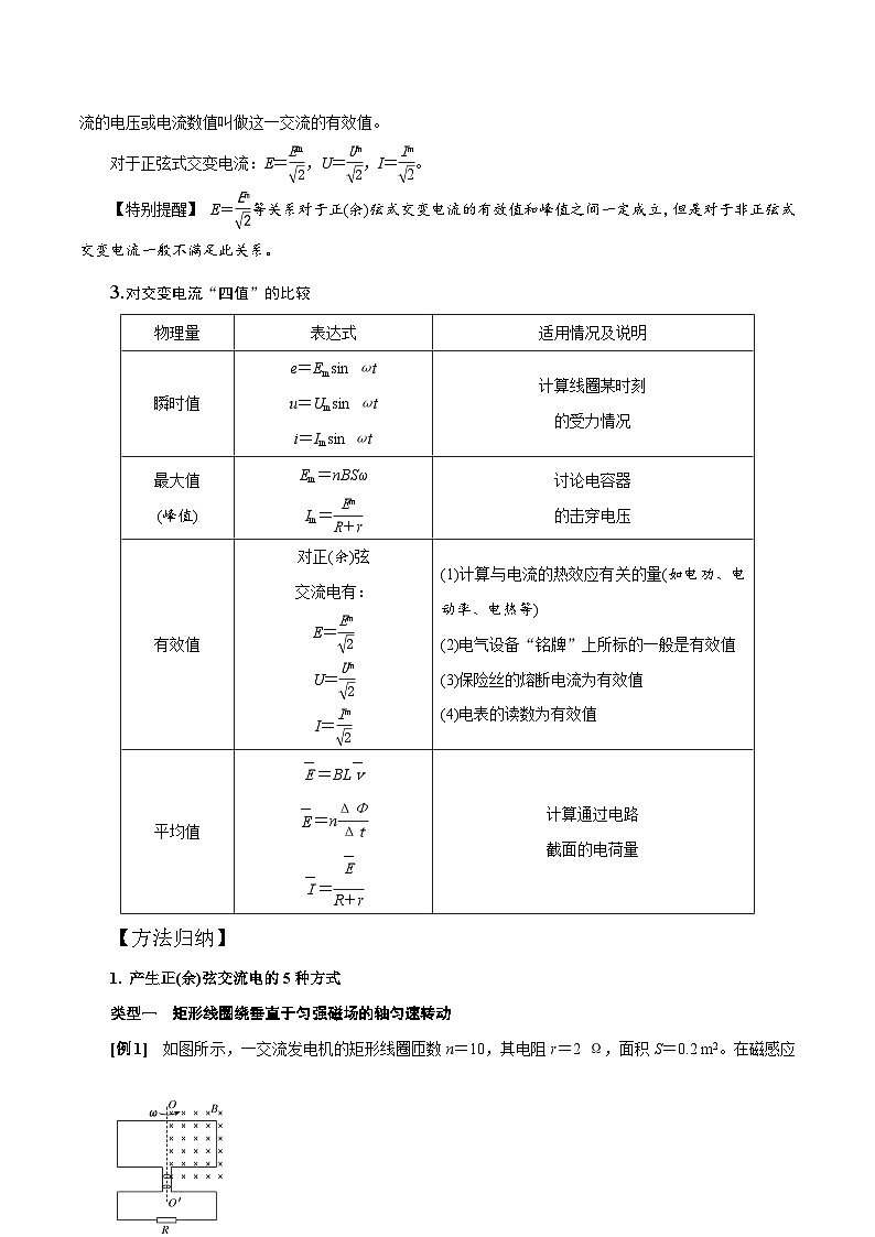 高考物理一轮复习考点通关练习14.1交变电流的产生和描述（解析版）第3页