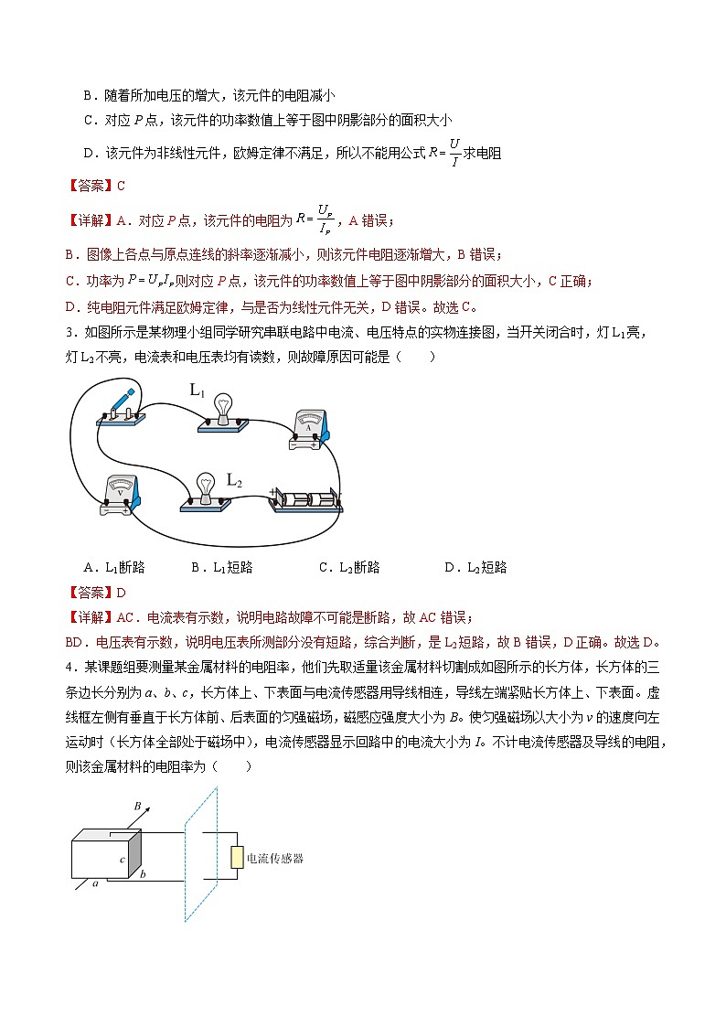 高考物理一轮复习考点讲练测第十章 恒定电流（测试）（解析版）第2页