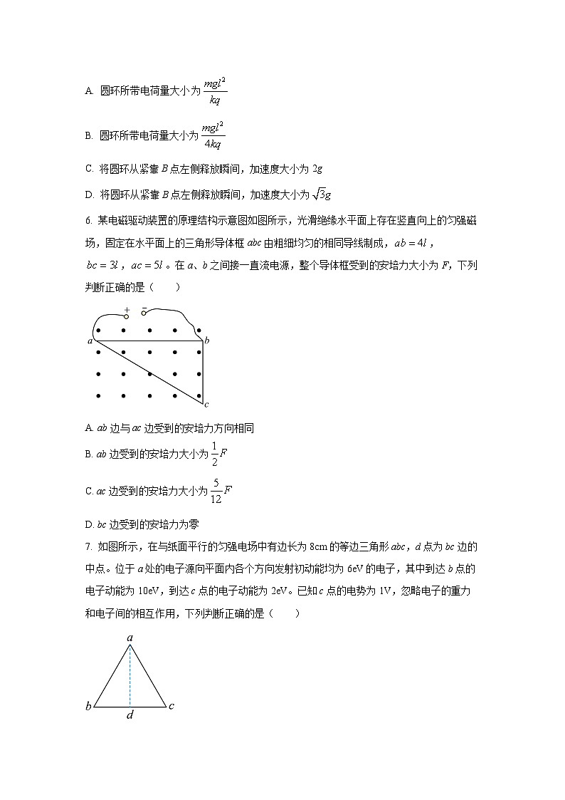 【物理】河南鹤壁市2025-2026学年高二上学期期末考试试题（学生版）第3页