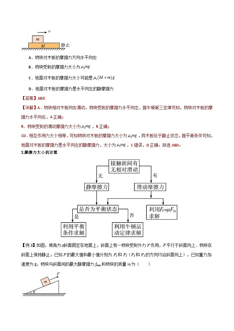 高考物理一轮复习单元综合训练专题08 摩擦力（解析版）第3页