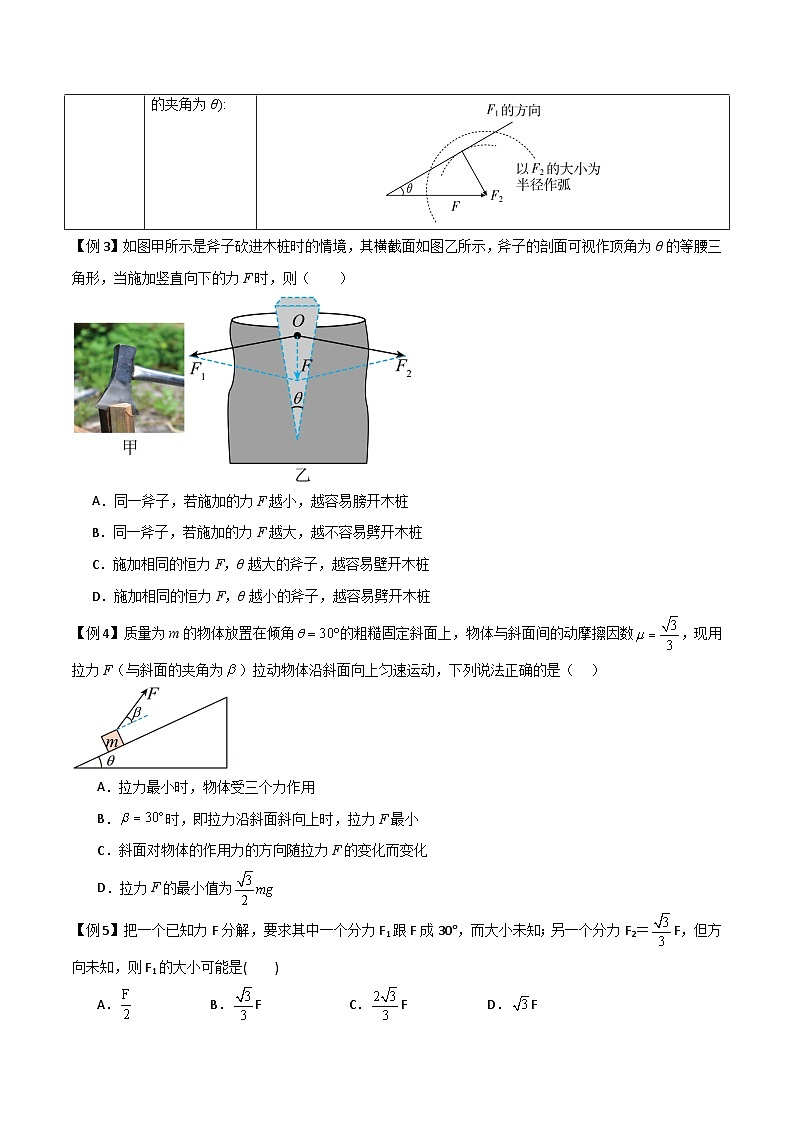 高考物理一轮复习单元综合训练专题09 力的合成与分解（原卷版）第3页