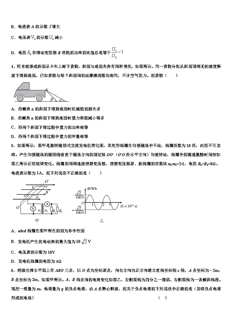 2026届江苏宿迁市高考临考冲刺物理试卷含解析第2页