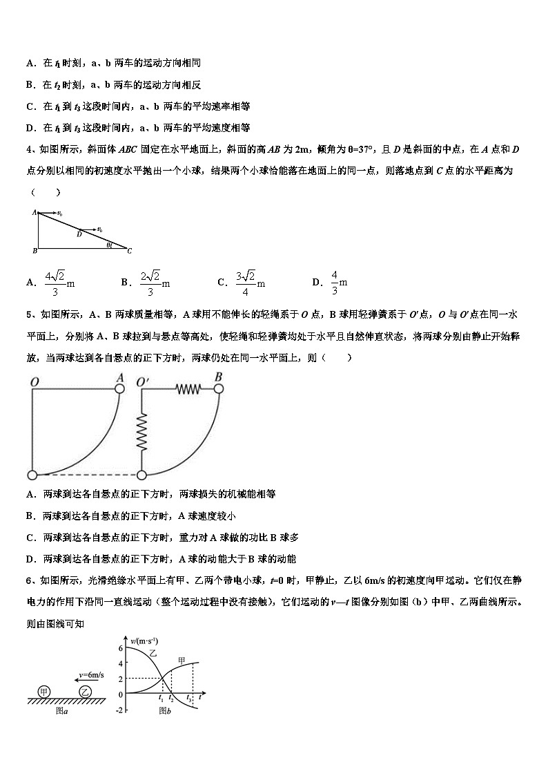 2026届江西省丰城中学高考临考冲刺物理试卷含解析第2页