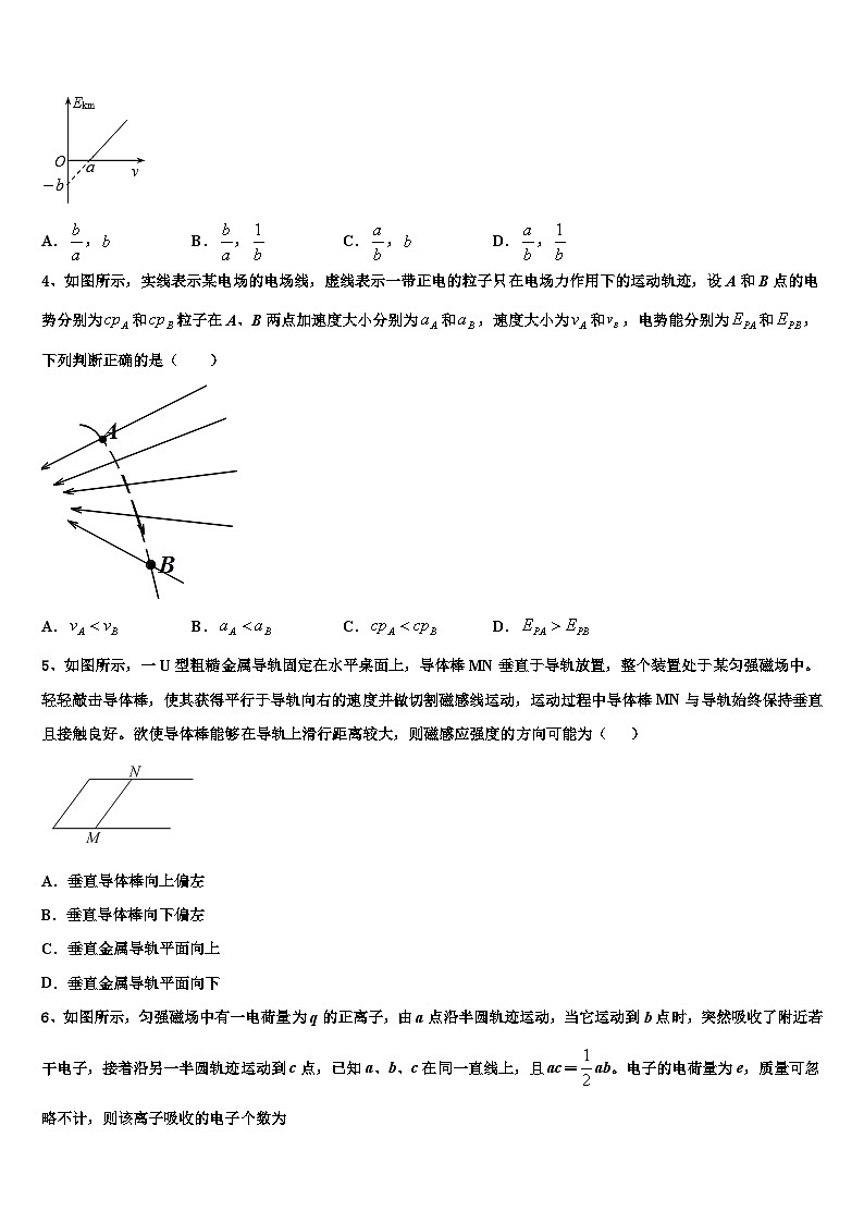 2026届江西省抚州市临川一中高考物理五模试卷含解析第2页