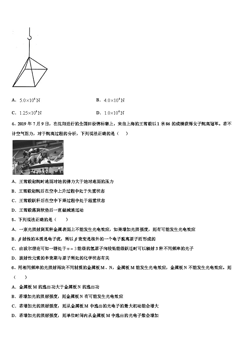 2026届江西省大余中学高三下学期联合考试物理试题含解析第2页