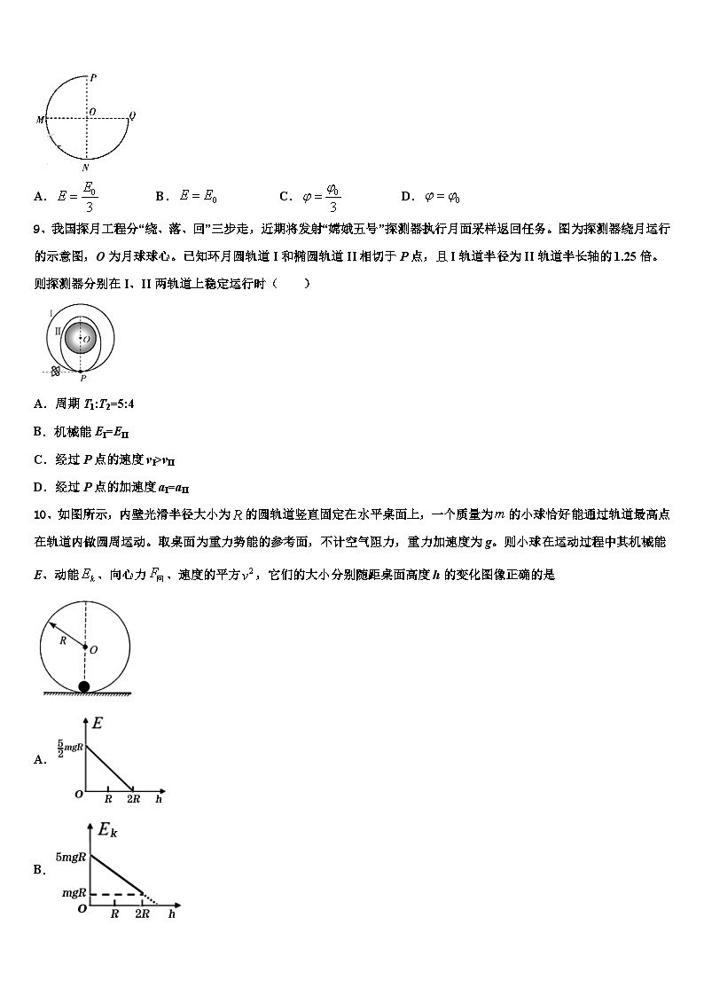 2026届江西省吉安一中高考物理考前最后一卷预测卷含解析第3页