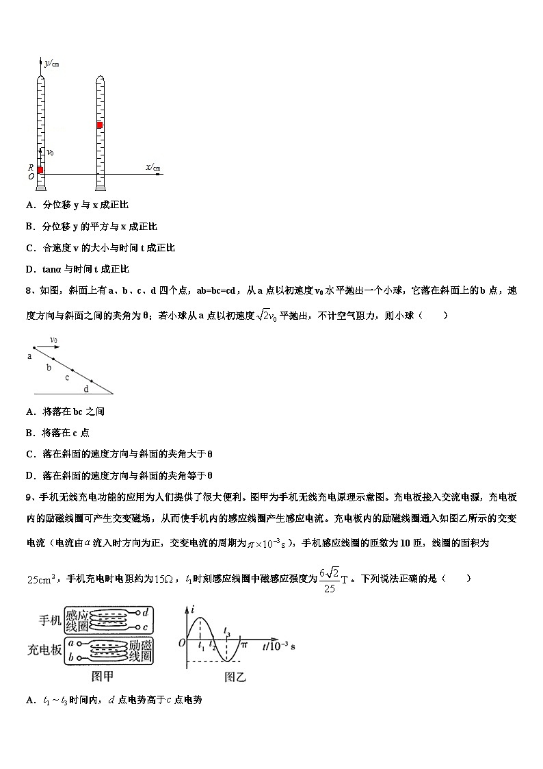 2026届江西省景德镇一中高考物理考前最后一卷预测卷含解析第3页
