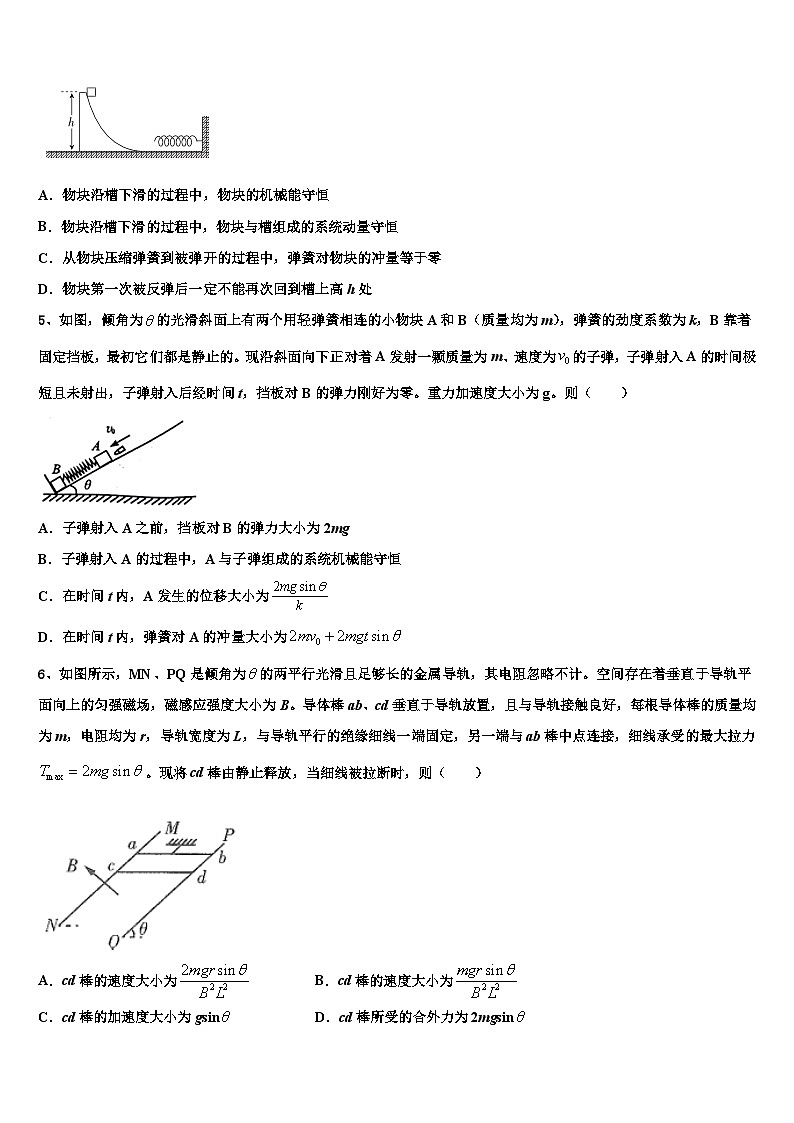2026届江西省九江一中、临川二中重点中学高考物理五模试卷含解析第2页