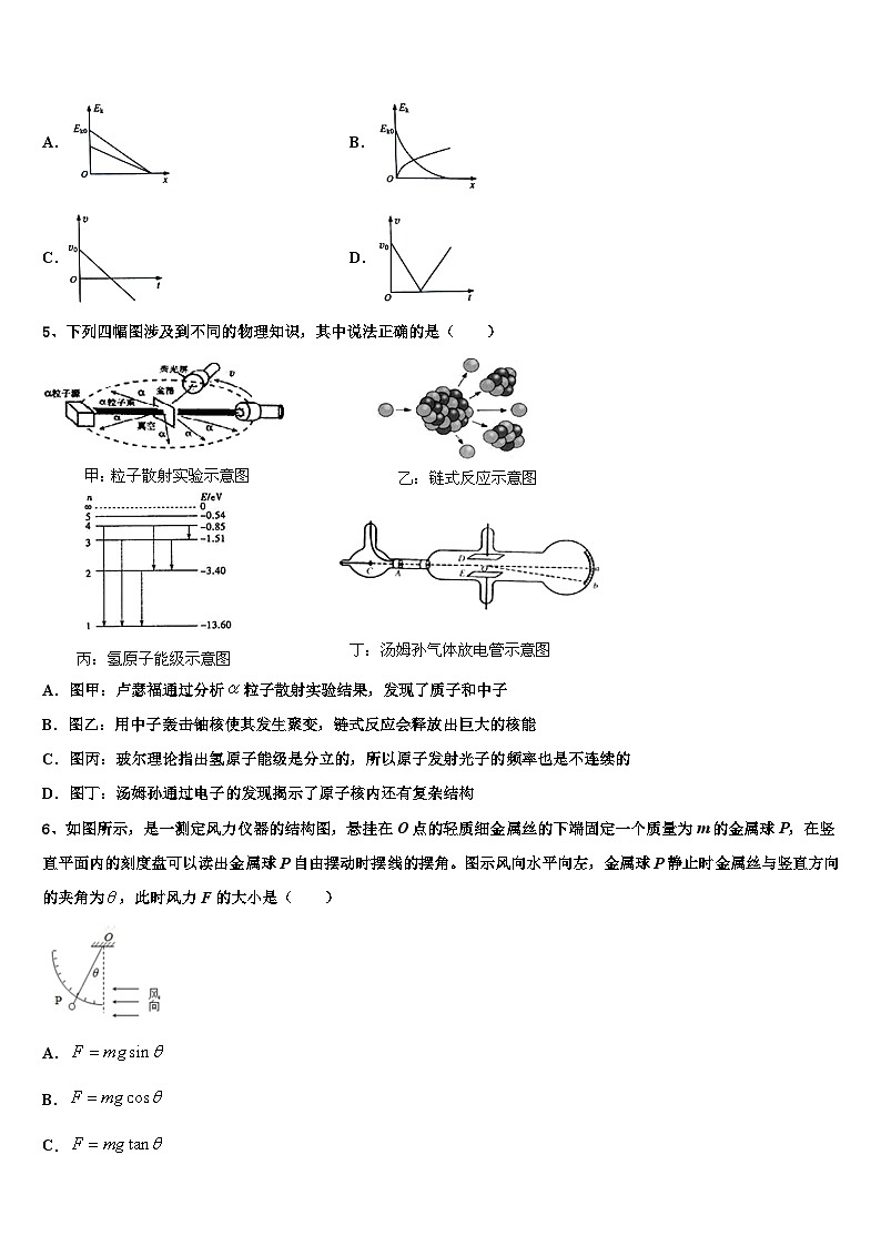2026届江西省九校重点中学高考冲刺模拟物理试题含解析第2页