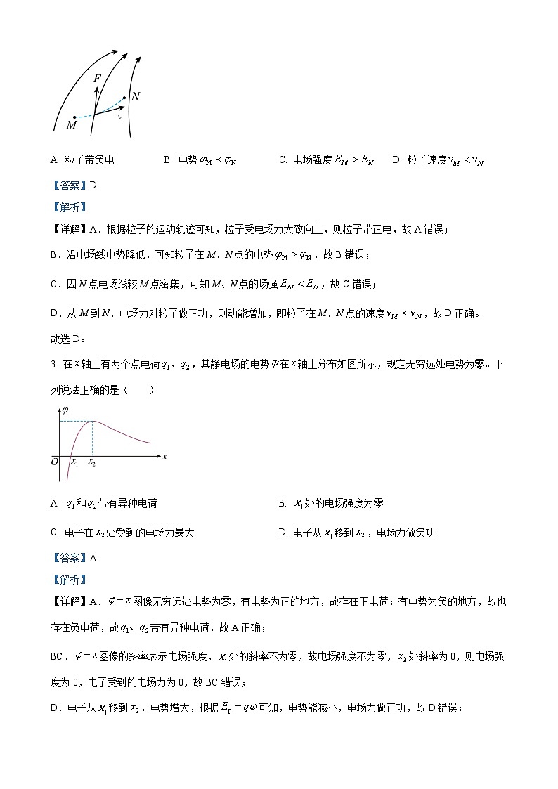 重庆市江津中学2025-2026学年高二上学期期末物理试题 Word版含解析第2页