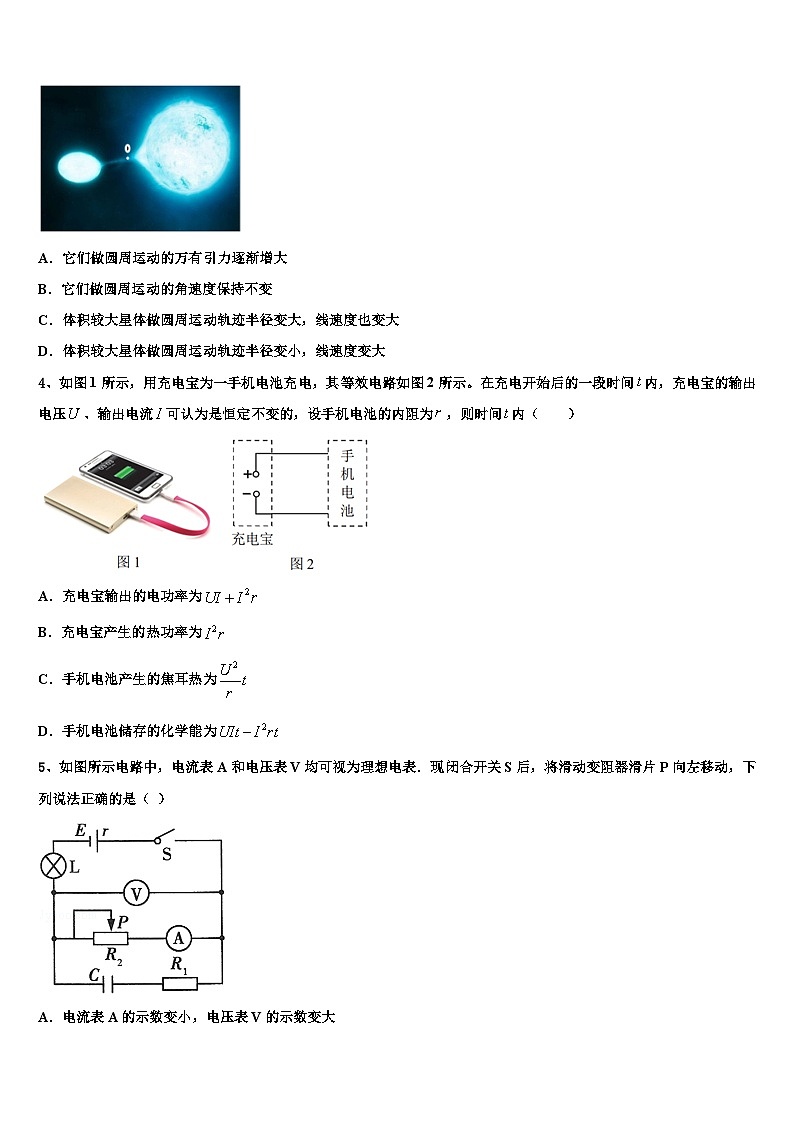 2026届江西省南昌市第十五中学高考仿真卷物理试卷含解析第2页