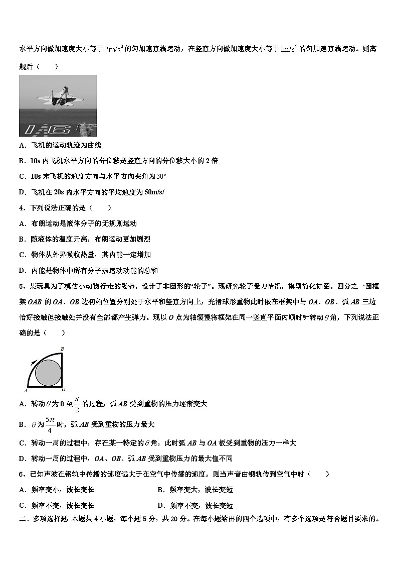 2026届江西省南昌市高考物理全真模拟密押卷含解析第2页