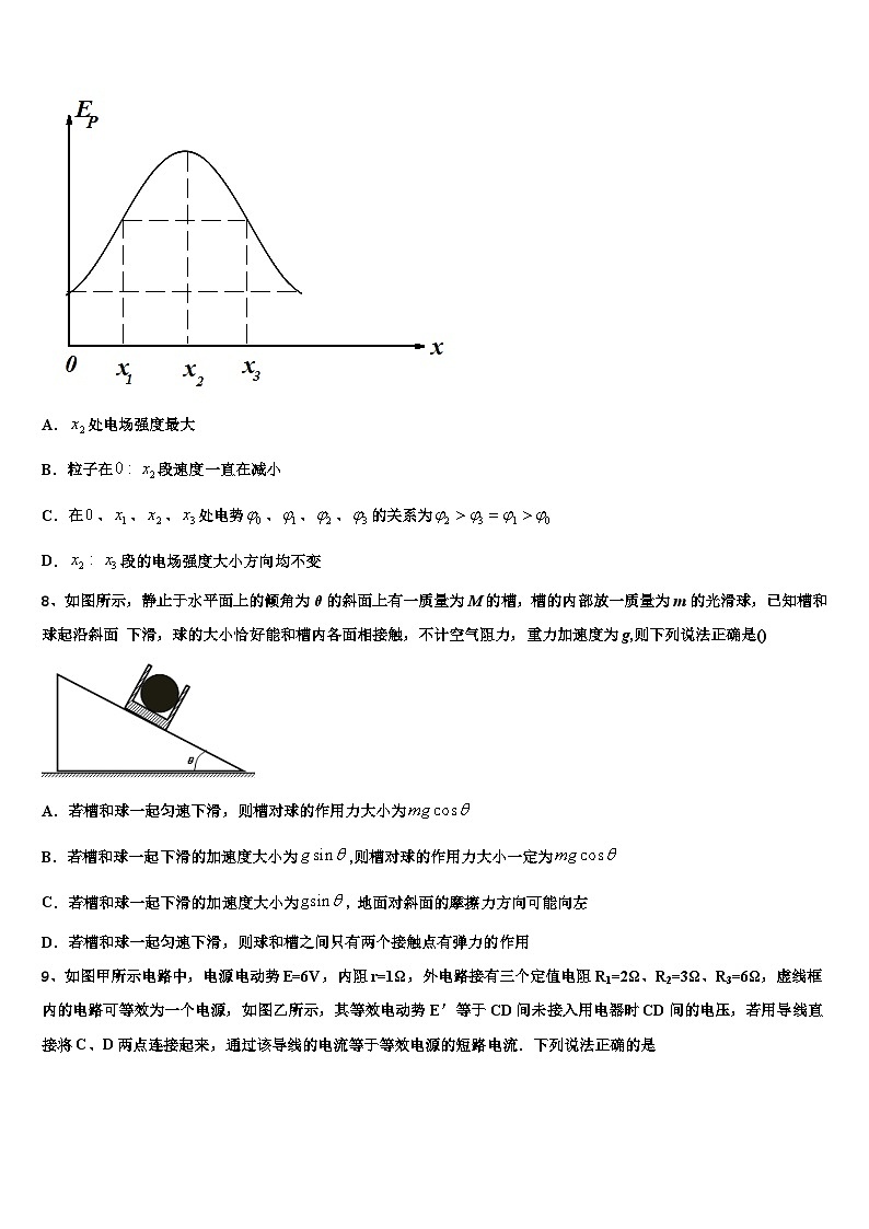2026届江西省瑞昌市第二中学高考物理必刷试卷含解析第3页