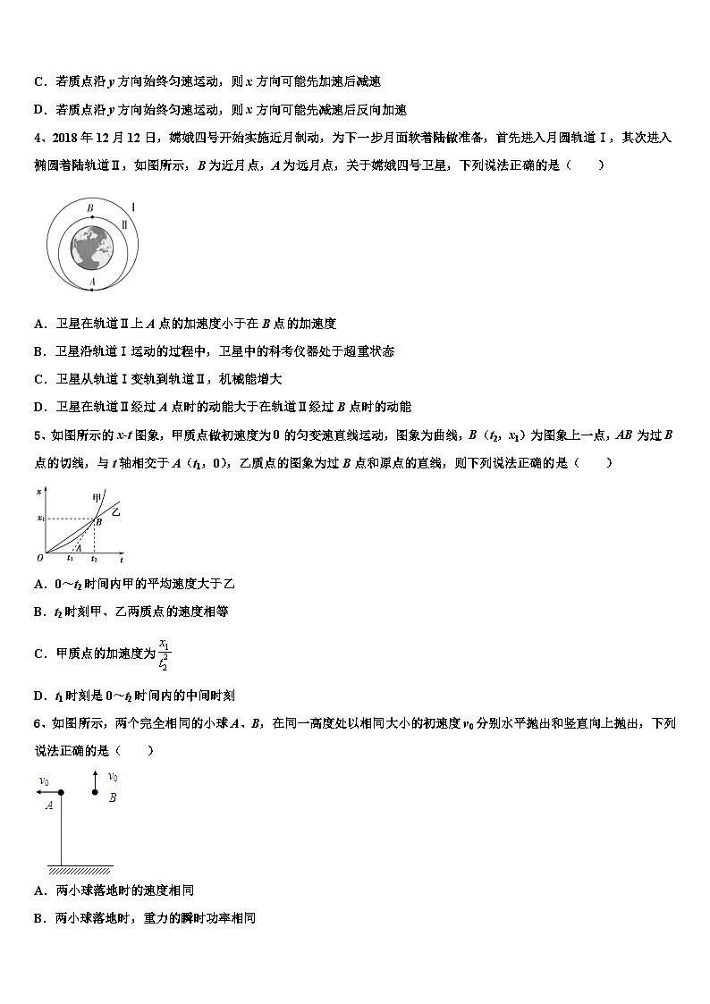 2026届江西省五市八校高三3月份模拟考试物理试题含解析第2页