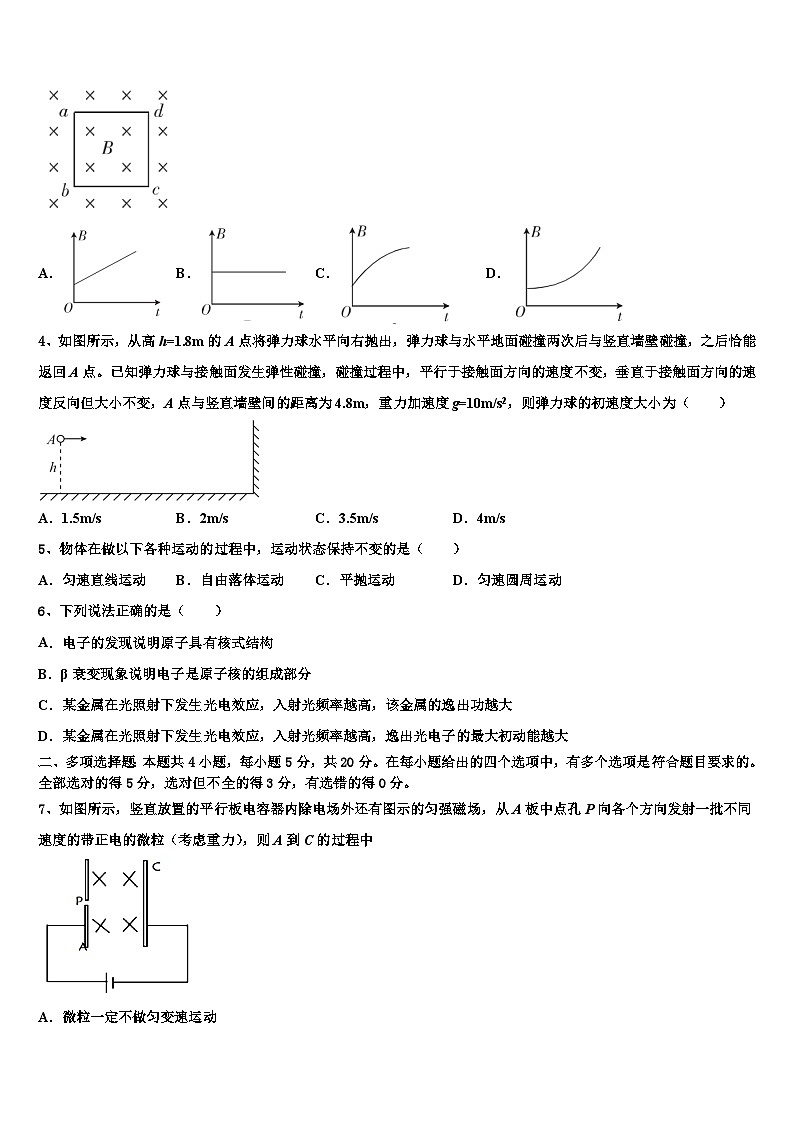 2026届江西省南昌市安义中学高三3月份模拟考试物理试题含解析第2页