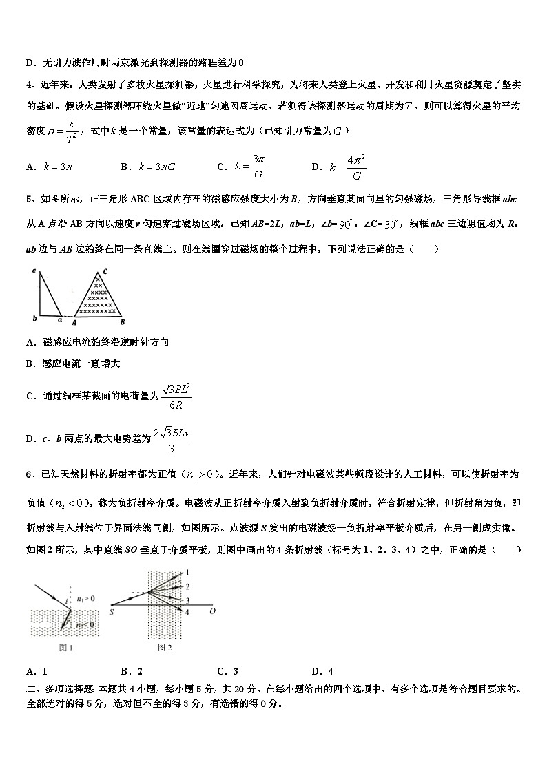 2026届江西省宜春第九中学高考物理倒计时模拟卷含解析第2页